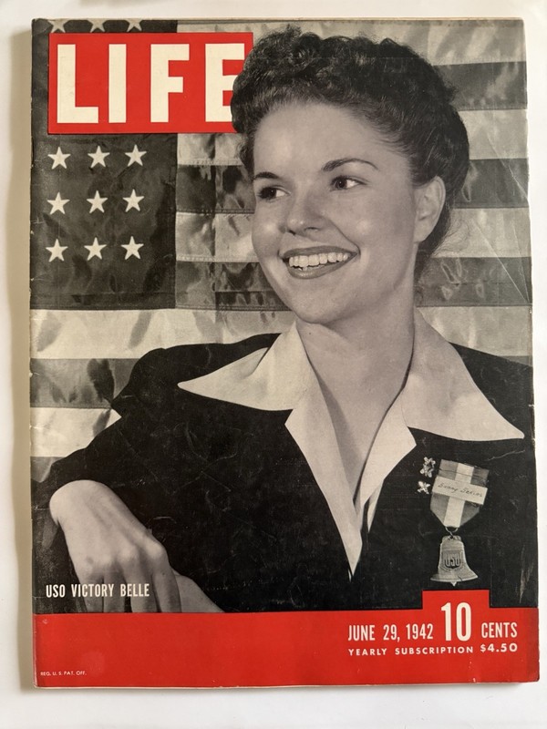 LIFE Magazine June 29 1942 Illustrated English News USO Victory Belle WWII