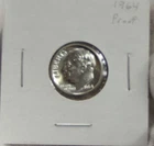 1964  US Roosevelt Silver Dime 10c Nice Proof