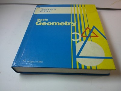 BASIC GEOMETRY TEACHER'S EDITION HB TEXTBOOK 1990 JURGENSEN HOMESCHOOL NICE