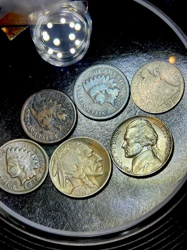 1875 Liberty 1936-D buffalo-1940 Jefferson 1892-1865-1879 indian penny