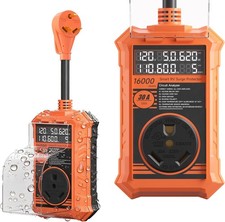 30 Amp RV Surge Protector, 16000J RV Surge Protector 30 Amp, IP67 Waterproof, wi