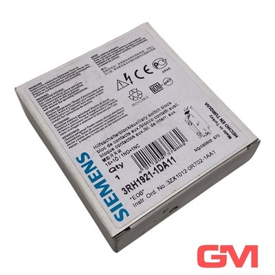 Siemens Hilfsschalter 3RH1921-1DA11 auxiliary switch block 1NO+1NC seitlich