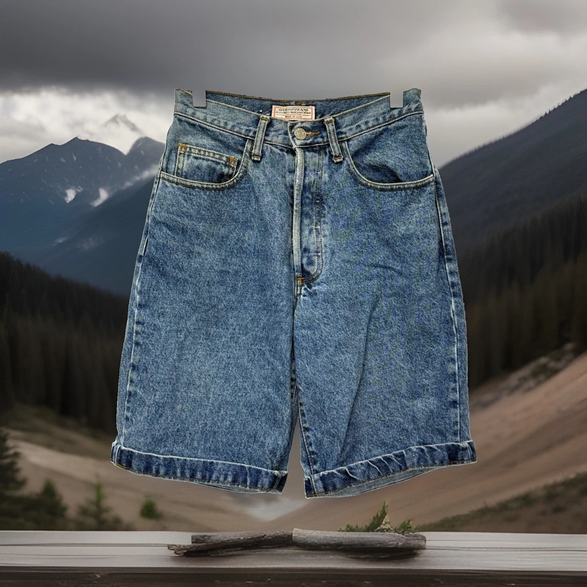 GUESS Denim Shorts for Men with Vintage for sale | eBay