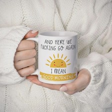 2er oder 4er Set | Lustige Tasse Here We F*ck...