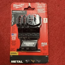 NEW Milwaukee Oscillating Multi-Tool Blade - Carbide Teeth for Metal 49-25-1503