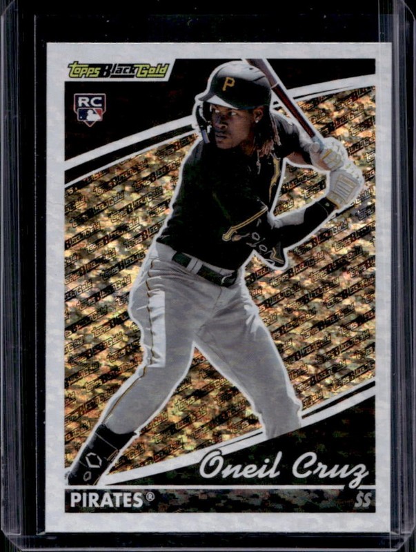 2022 Topps Update Oneil Cruz Black Gold RC Rookie #BG-20 Pirates