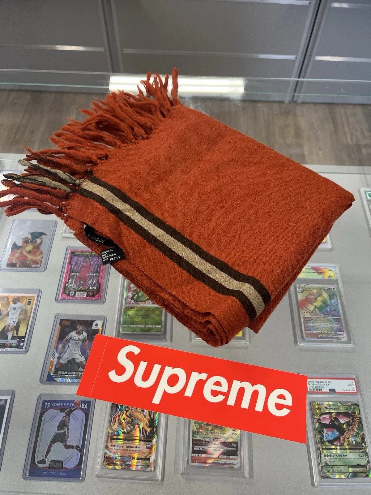GUCCI SCIARPA LANA UOMO WOOL SCARF MAN MADE IN ITALY