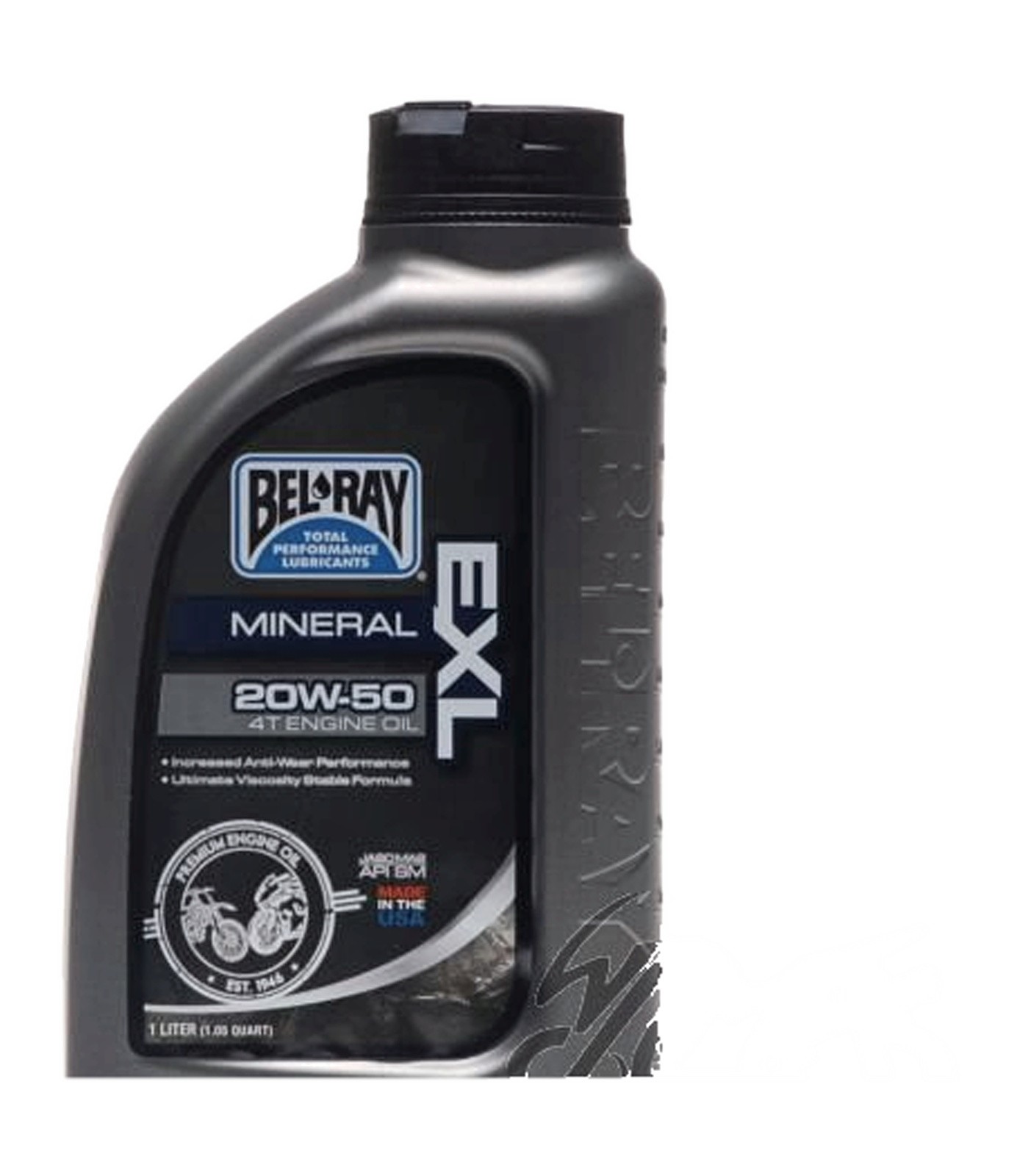 Bel-Ray EXL 4T 20W-50 1L résout la surchauffe et fumée bleue moto