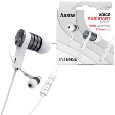 Hama In-Ear Headset 3,5mm Klinke Alu Ohrhörer Kopfhörer Mikrofon Fernbedienung – Bild 13