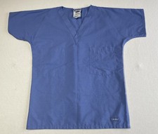 Landau Essentials Unisex Relaxed Fit V-Neck Scrub Top 7502 XSM