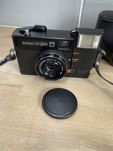 Konica C35 EFP 35mm Compact Film Camera 38mm F4 Lens TESTED And Working - Picture 2 of 17