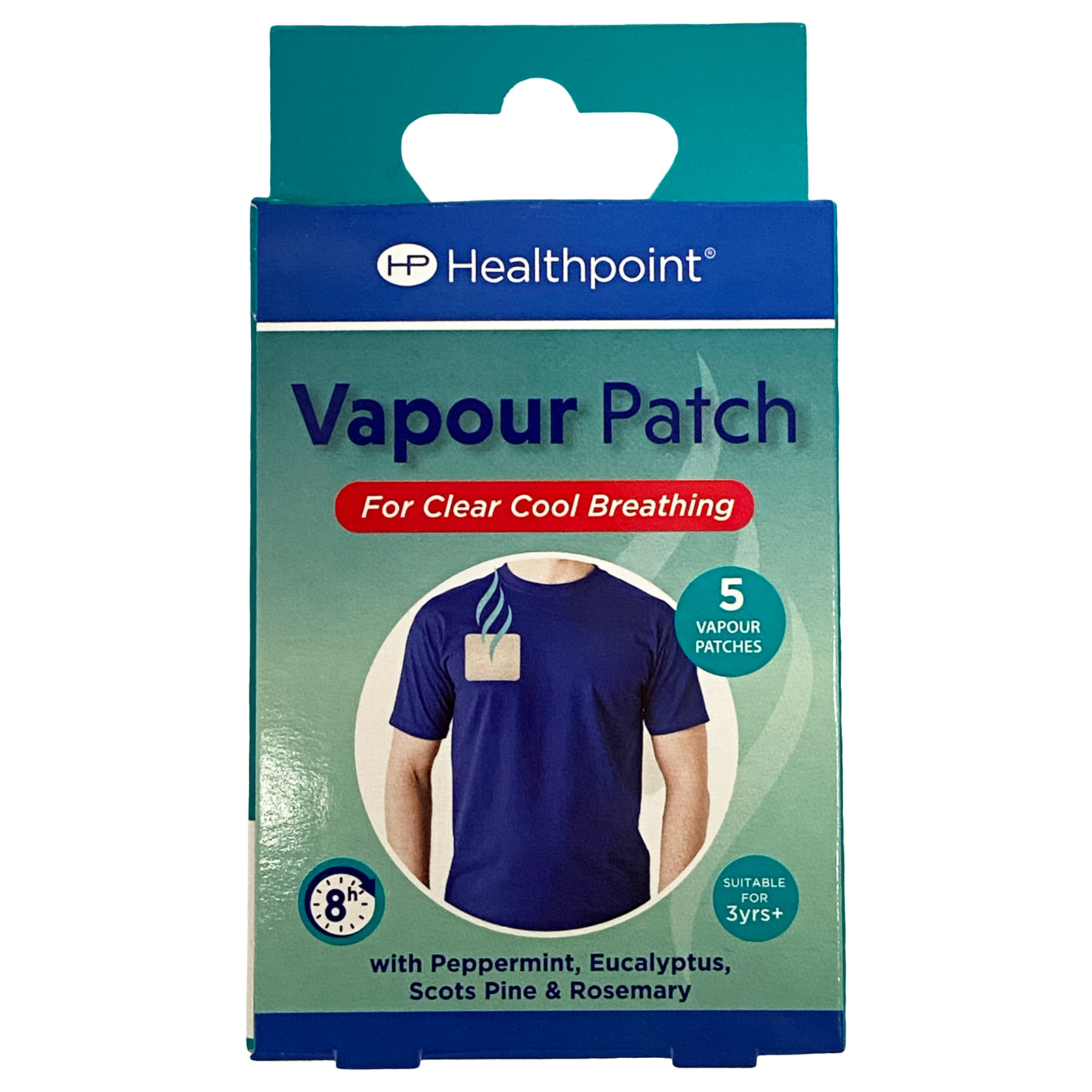 Healthpoint Vapour Patch For Clear Cool Breath Easy Soothing - 5 Patches X 6 - Image 8