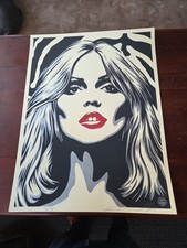 Blondie by Shepard Fairey 18x24  Signed Debbie Harry Chris Stein  #314/450