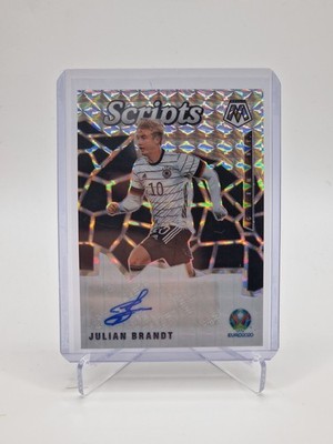 Julian Brandt Mosaic Scripts Autograph Panini Mosaic UEFA Euro Soccer