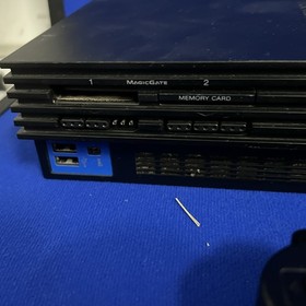 Sony Playstation 2 FAT PS2 Console & Lan Adapter Cables Controller & Game Tested