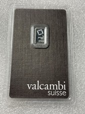 1 gram .9995 Fine Platinum Bar - Valcambi (In Assay) 4321.83 per troy oz