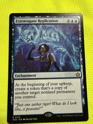 Extravagant Replication 0154 MTG Foundations FDN Rare Non-Foil Near Mint