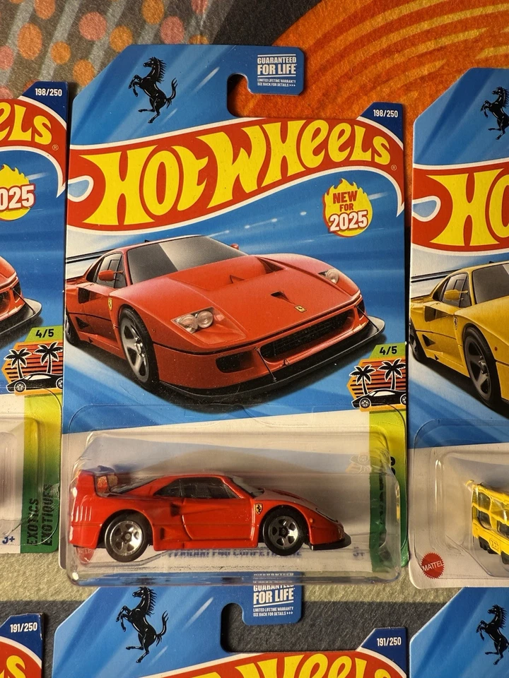 Hot Wheel лот из 7 смешанных автомобилей Ferrari - Изображение 4 из 4