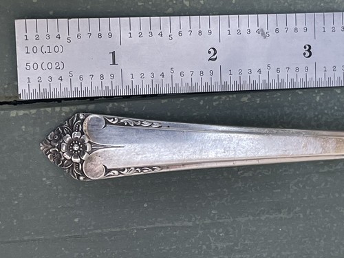 VINTAGE Rogers & Bro verstärkter Teller IS Versilbert Besteck Löffel S#C-6 - Bild 4 von 7