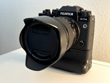 Fujifilm XT-4 Mirrorless Camera w/ 16-80mm Lens, Grip, 3 Batt., and 2 SD Cards