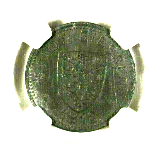 Germany 10 Pfennig 1918 NGC AU Details Giessen Lamb-153.1 Zinc