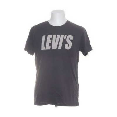 Levi Strauss & Co, T-shirt, Größe: L, Grau, Baumwolle, Print, Herren #vIv