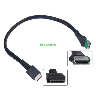 OcuLink PCIe SFF8611 4i Male to SFF-8612 4I Female SSD Data Active Cable 30cm