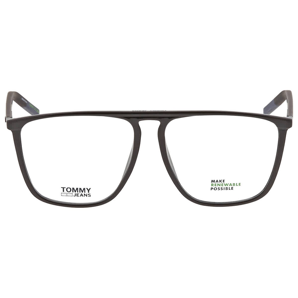 Tommy Jeans Demo Browline Unisex Eyeglasses TJ 0031 0807 56 TJ 0031 0807 56