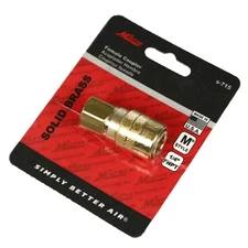 Milton M Style Coupler 1/4" Female NPT Brass Body Kwick Change Coupler S-715