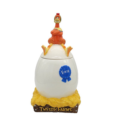 TREASURE CRAFT CHICKEN RUN THE MOVIE COOKIE JAR  GINGER , DREAMWORKS, 14 