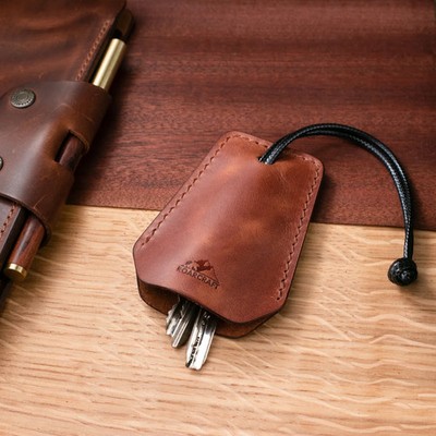 LUX Genuine Handmade Leather key case / key organizer CUSTOMIZABLE