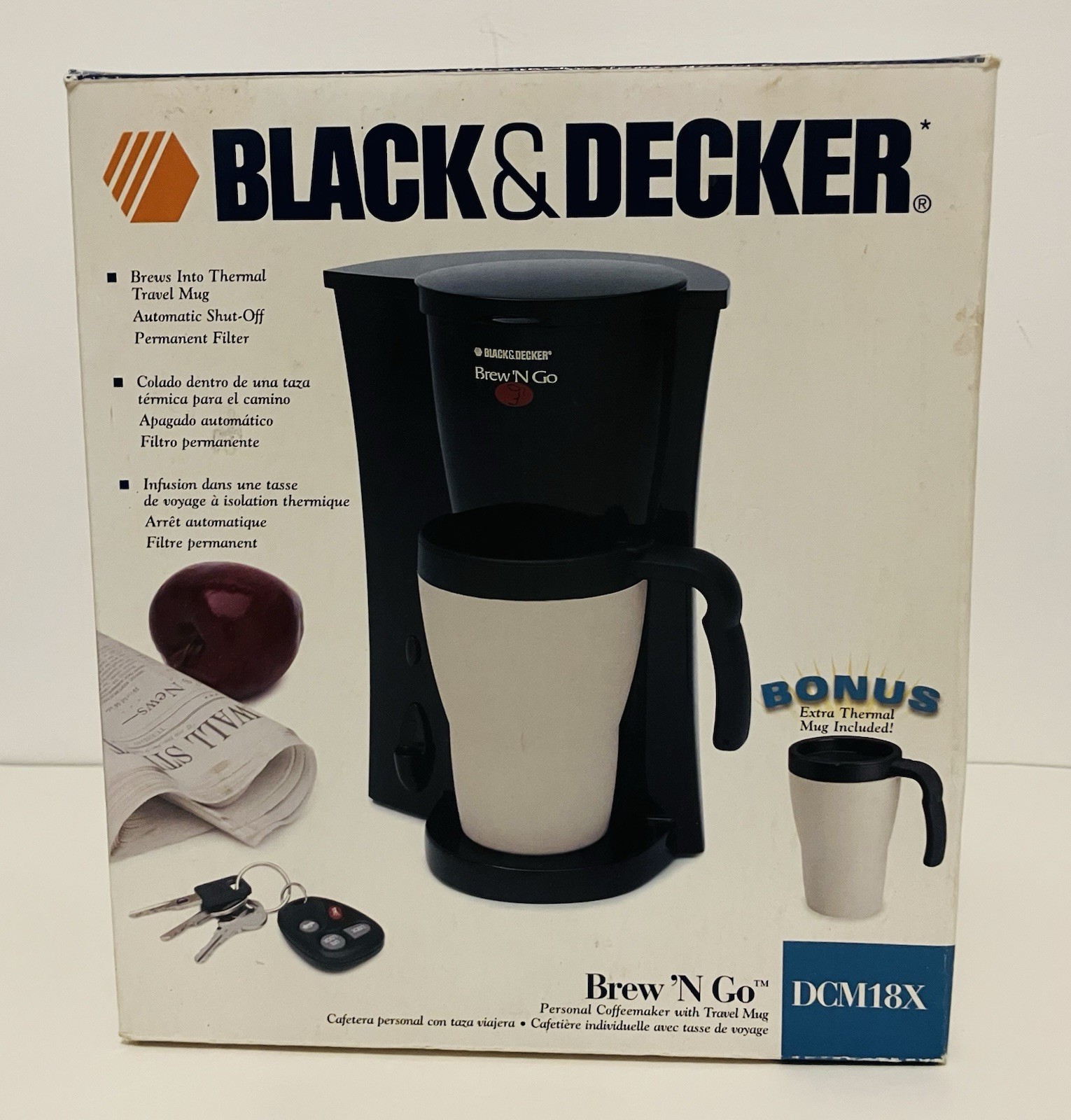 W/ Bonus Thermal Mug New Open Box