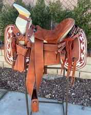 15"  CHARRO HORSE SADDLE, MONTURA CHARRA PARA CABALLO, Horse Gear, Tack