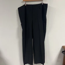 NWT Lane Bryant The Perfect Drape Wide Leg Pant Plus Size 24 High-Rise Black