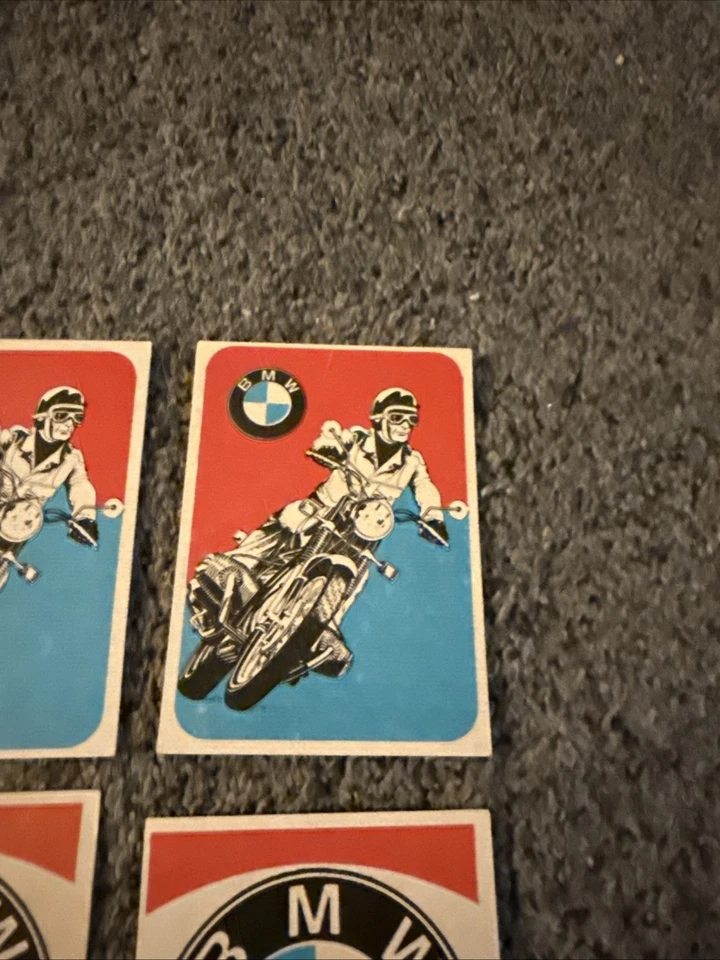 Lot Of 4 Vintage Don Russ BMW Stickers Unused - Image 3 of 4