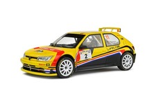 Solido 1:18 Peugeot 306 Maxi Yellow #2 Neuville Cornet Rally Diecast S1808304