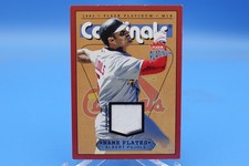 2004 Fleer Platinum Name Plates Albert Pujols Game Worn Patch Relic /470