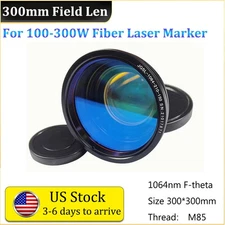 300mm F-theta Scan Quartz Lens Field Lens For 1064nm Fiber Laser Marking Machine