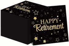 50 Pcs Retirement Paper Napkins Retirement Party Decorations for Women Men