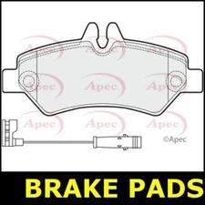 Brake Pads Rear FOR VW CRAFTER 2E 2.0 2.5 06->16 CHOICE2/2 Diesel Apec