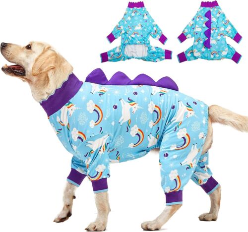 LovinPet Pitbull Pyjama für Hunde groß Baumwolle Post Sugery Erholung Schlaf warm - Bild 2 von 7