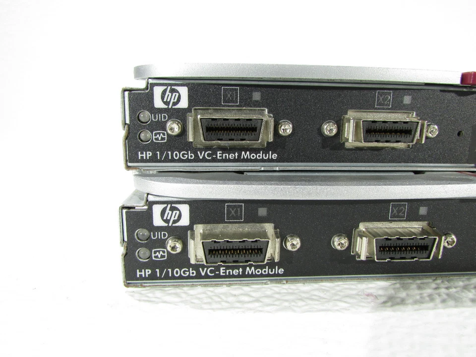 LOT OF 2 HP 1/10 VC-GB ENET MODULE P/N 3995933-B22 VITUAL CONNECT ETHERNET - Image 2 of 4