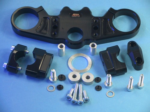 Abm Superbike Booster Top Yoke Aprilia RSV Mille R (Rp) 01-03 Black