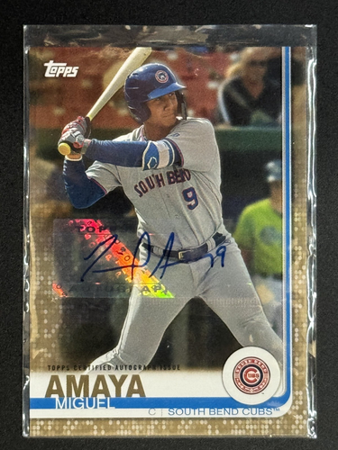 2019 Miguel Amaya Topps Gold Auto 23/50