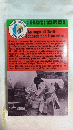 LA SAGA DI BRITT JOHNSON - I Grandi Western - Matthew Braun - Longanesi - 1974 - Foto 3 di 5