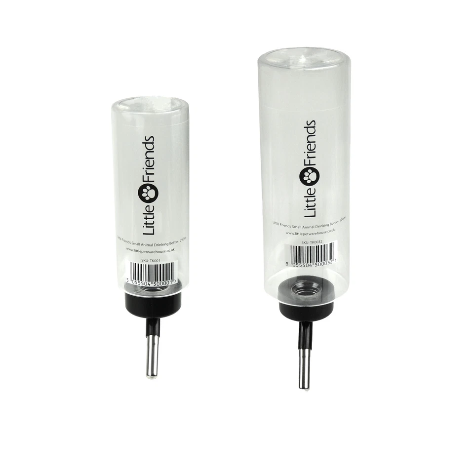 Rabbit Guinea Pig Hamster Medium or Large Drinking Water Bottle Little Friends