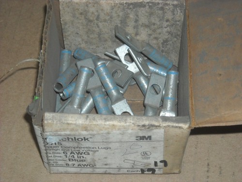 3M Terminals 30015 Ring Terminal 6 awg lot of 19 - Picture 2 of 3