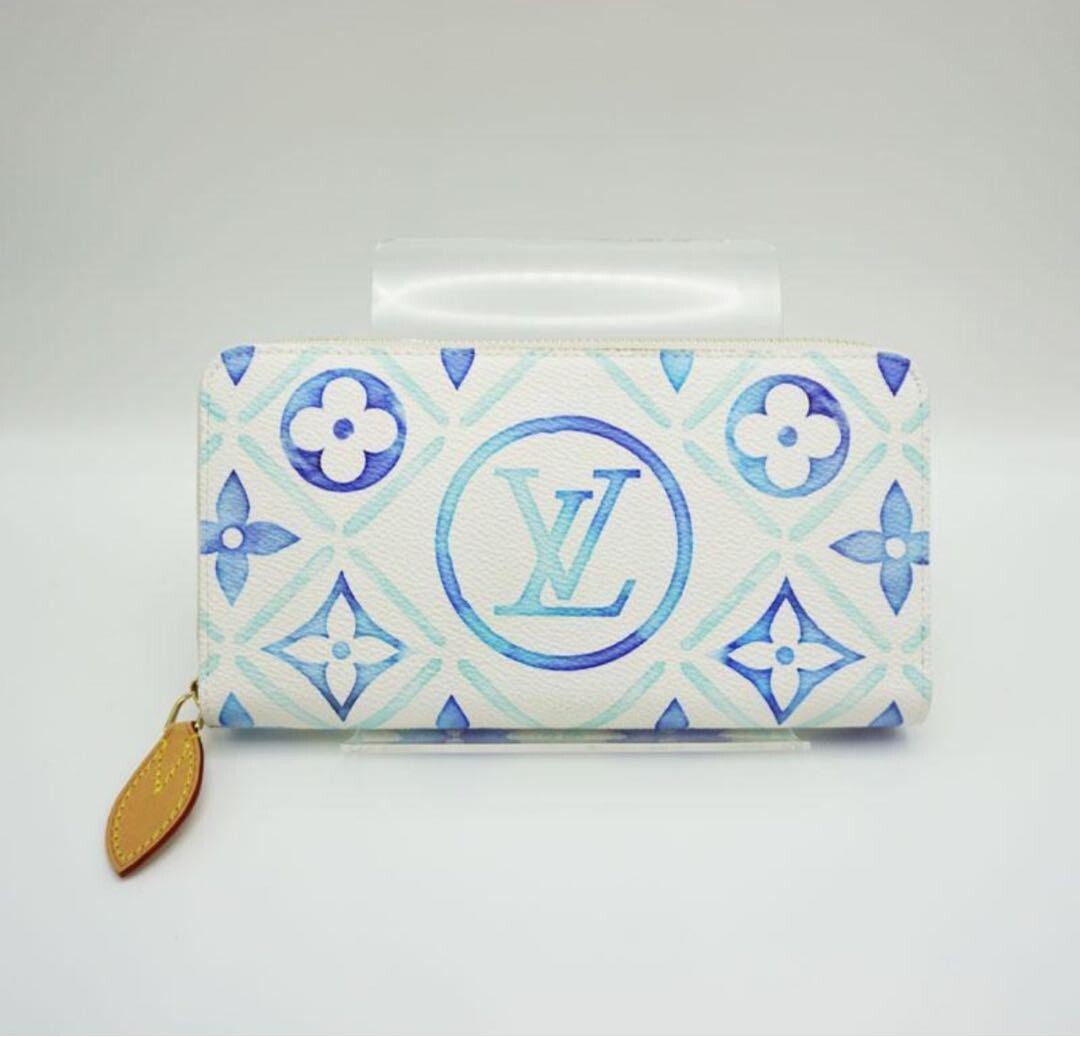 Louis Vuitton Zippy Wallet By The Pool Lagoon Blue M83624 | eBay