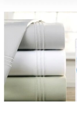 Purecare Halio Sea Cell Sage Split King Premium Sheet Set NIP $275