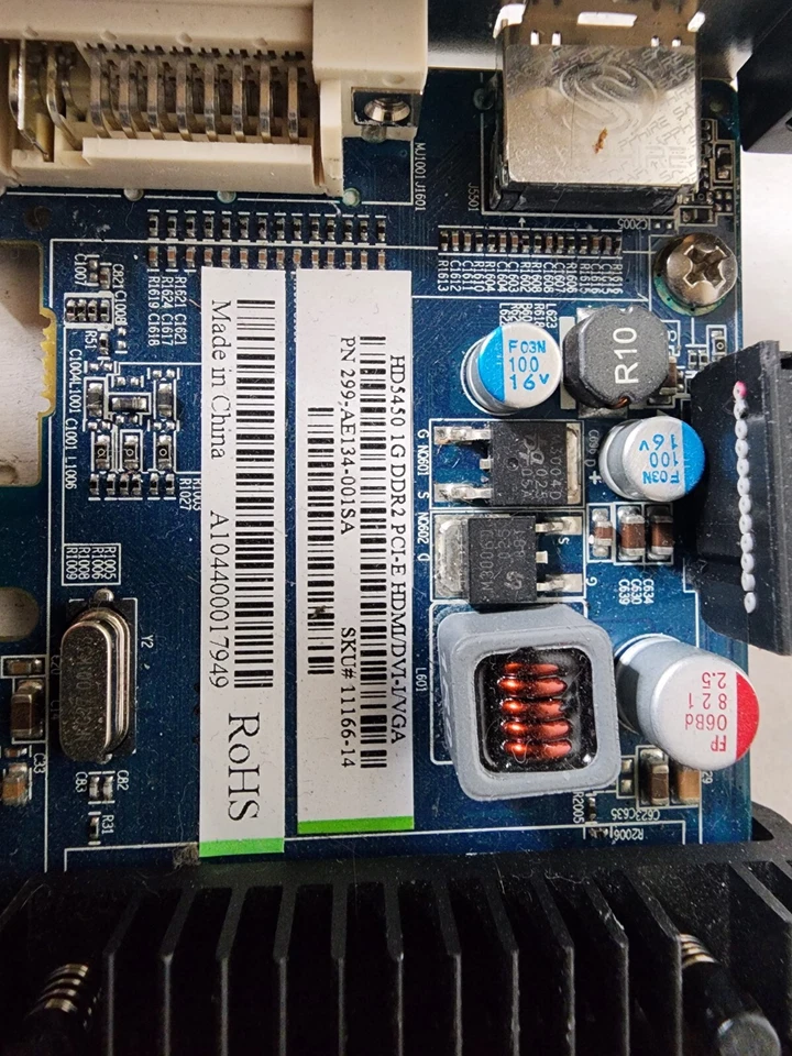 Amd 299-ae134-001sa hd5450 1G Ddr2 Pci-e Hdmi Dvi-i Vga Sapphire Graphics Card - Image 2 of 4